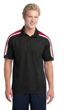 Sport-Tek® Tricolor Shoulder Micropique Sport-Wick® Polo